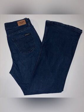Calvin Klein Jeans Women's Dark Indigo Wide Leg Jeans